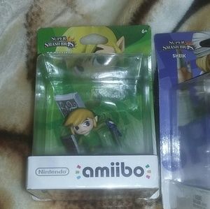 amiibo Toon Link and Sheik